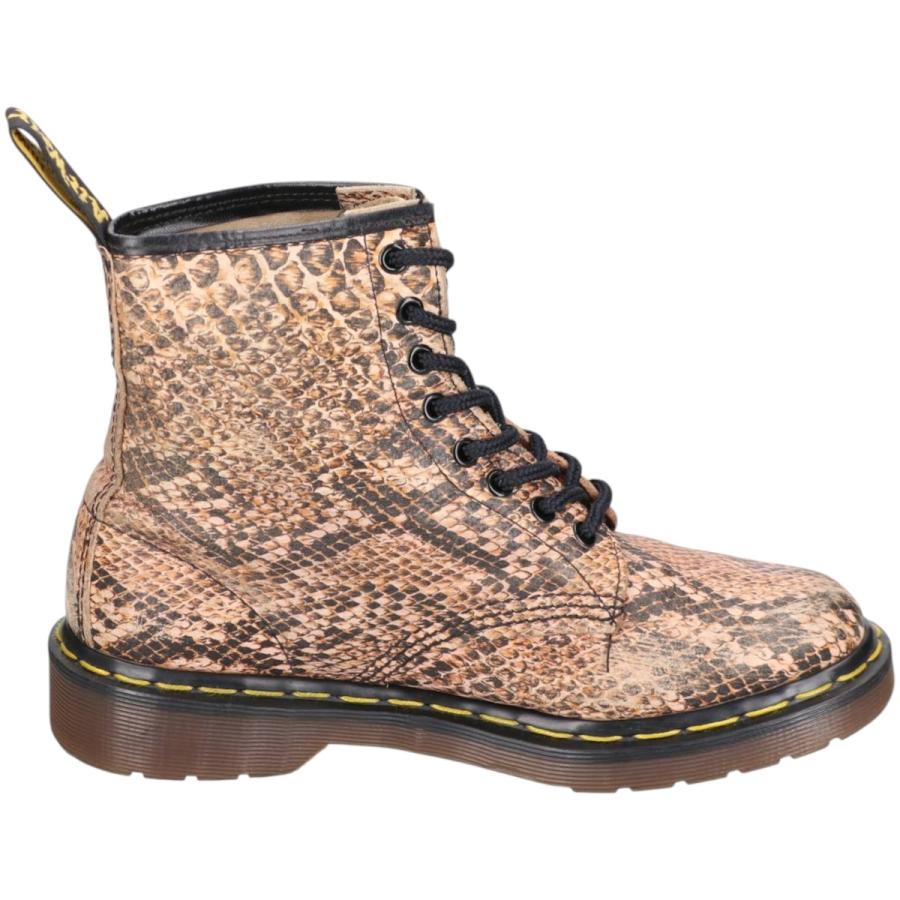 Dr.Martens 蛇(パイソン)size 8 Dr.Martens（ドクターマーチン） 古着 蛇柄 パイソン柄 8ホールブーツ