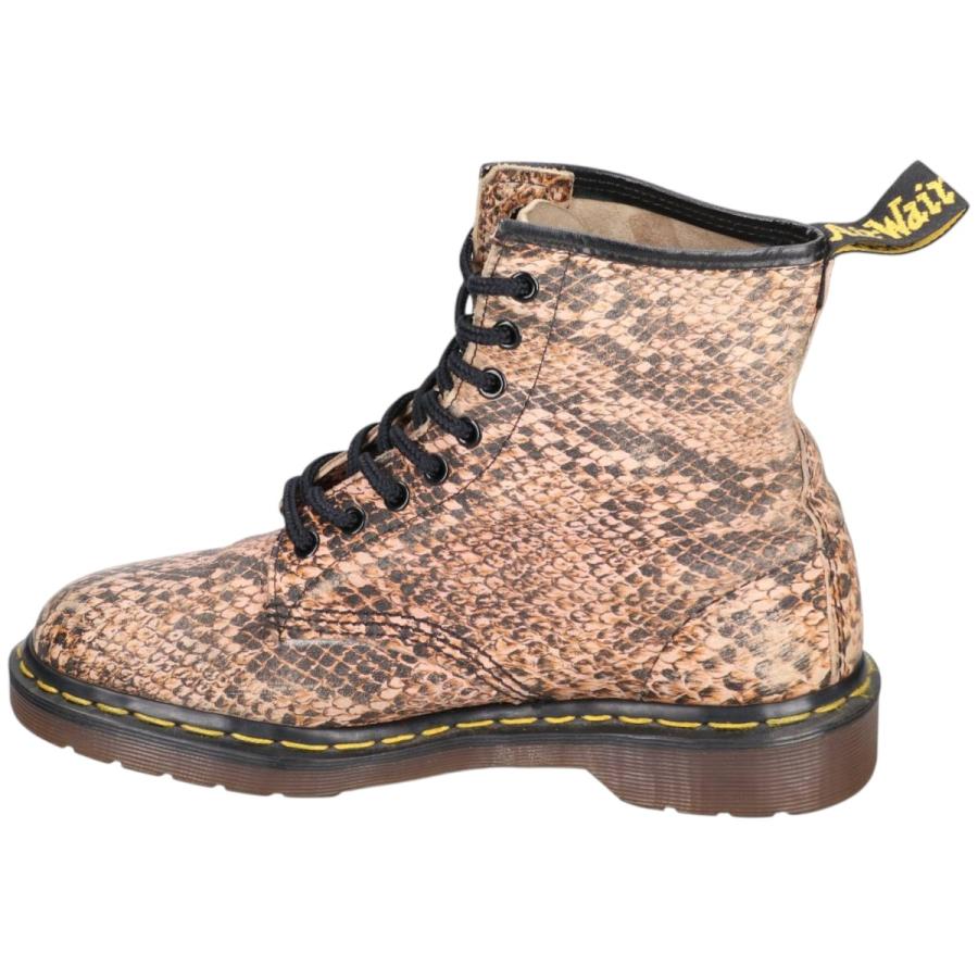 Dr.Martens（ドクターマーチン） 古着 蛇柄 パイソン柄 8ホールブーツ