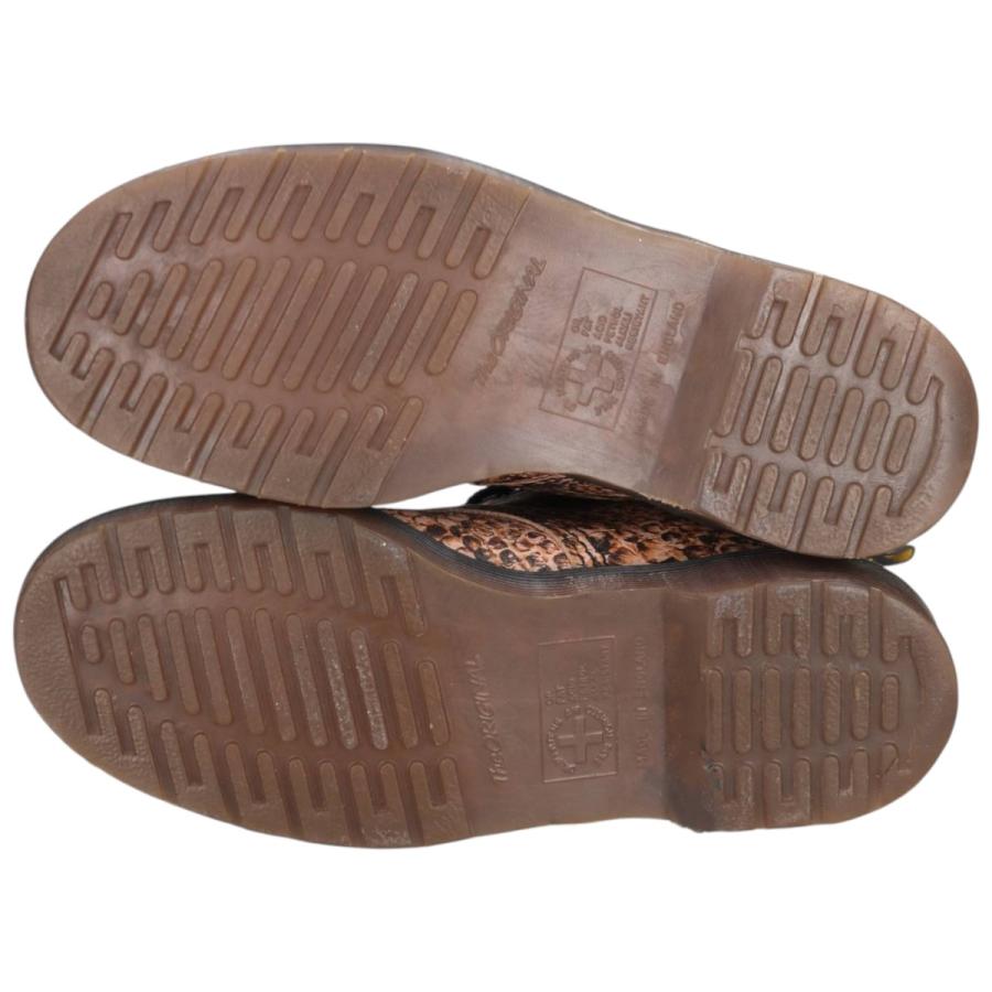 Dr.Martens（ドクターマーチン） 古着 蛇柄 パイソン柄 8ホールブーツ