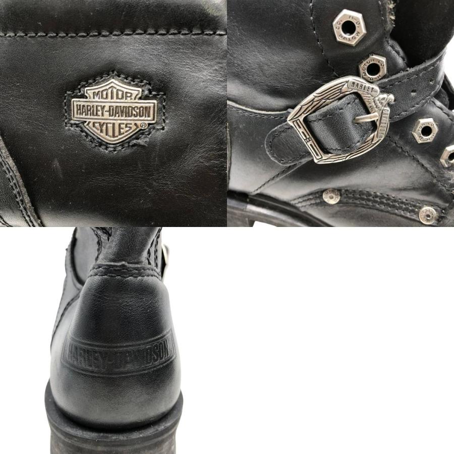 古着 ハーレーダビッドソン Harley-Davidson ベルト付き バイクブーツ 