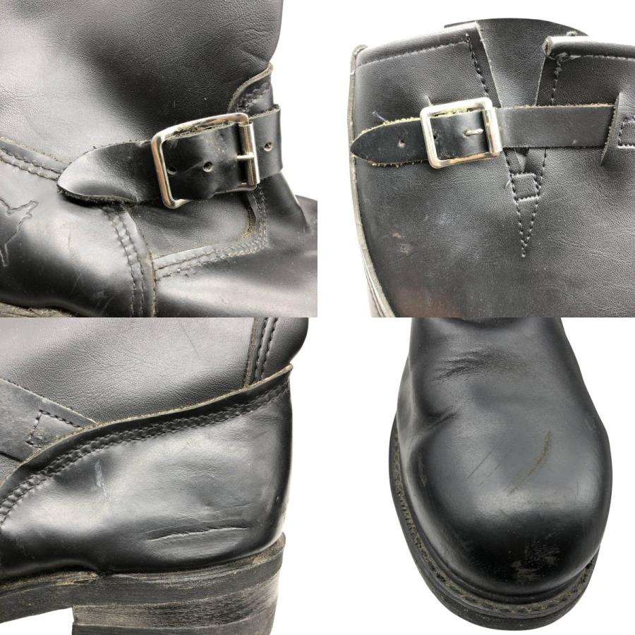 古着 スチールトゥ エンジニアブーツ USA製 8 メンズ26.0cm相当