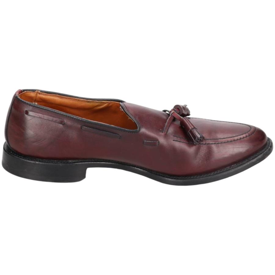 アレンエドモンズ タッセルローファー バーガンディ 9D 革靴　古着　ブラウン 古着 アレンエドモンズ ALLEN EDMONDS GRAYSON タッセルローファー USA