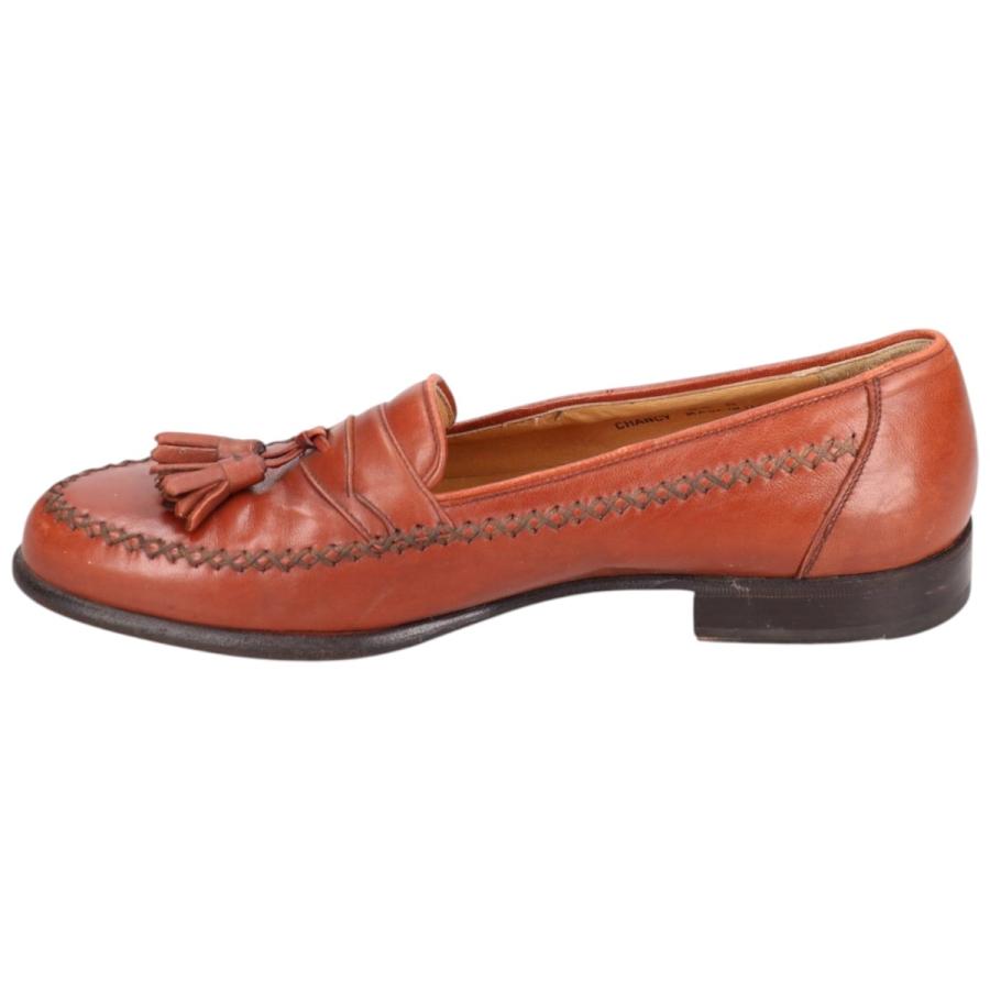 【BIGお買い物ラリー★30%OFFセール中】バリー BALLY ローファータッセル ♯5E ラウンドトゥ スリッポン ブラウン ゴールド レディース 中古 Bally（バリー） 古着 タッセルローファー イタリア製 8 1/2 D メンズ