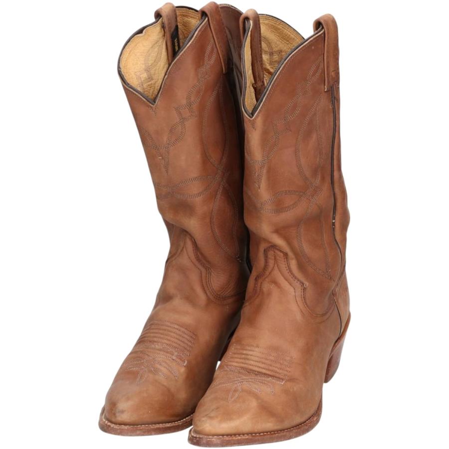 古着 ダンポスト Danpost 総柄 ウエスタンブーツ 8 1/2D メンズ26.5cm