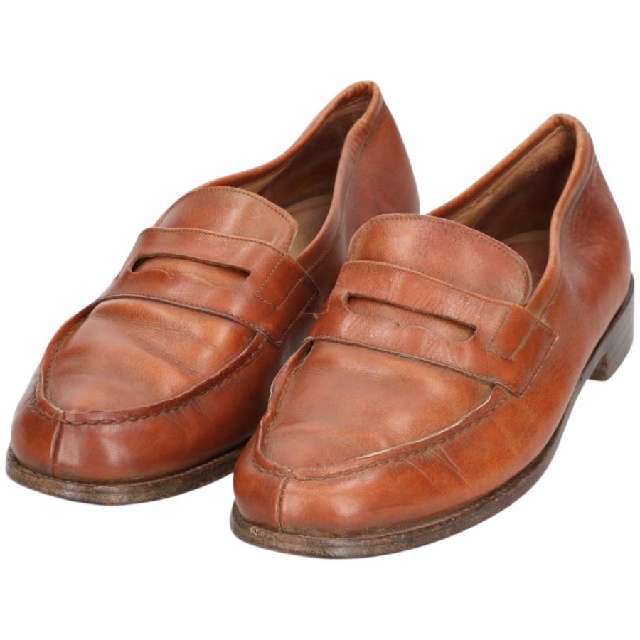 古着 パラブーツ PARA BOOT COUSU GOODYEAX ローファー フランス製 10K メンズ28.5cm相当/saa014590 Paraboot（パラブーツ） 古着 PARA BOOT COUSU GOODYEAX コイン
