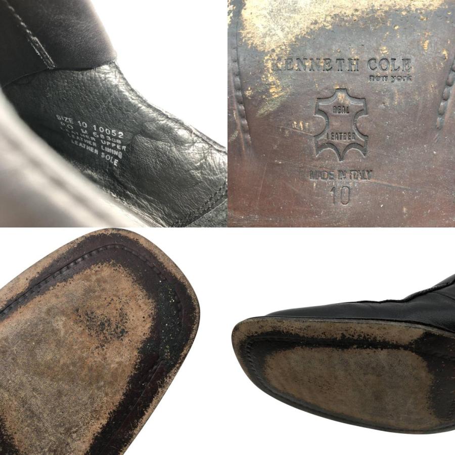 古着 ケネスコール Kenneth Cole Uチップ スクエアトゥ ヴァンプ