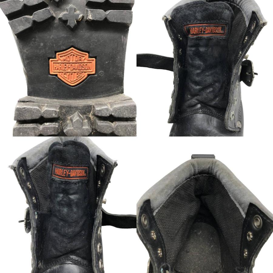古着 ハーレーダビッドソン Harley-Davidson ベルト付き バイクブーツ