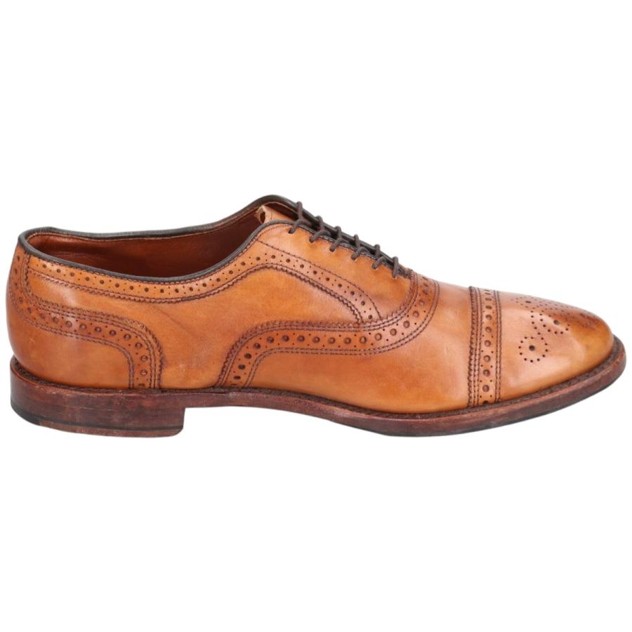 古着 ブルックスブラザーズ Brooks Brothers セミブローグ ストレートチップシューズ USA製 9 1/2D メンズ27.5cm相当/saa014675 BROOKS BROTHERS（ブルックスブラザーズ） 古着 セミブローグ