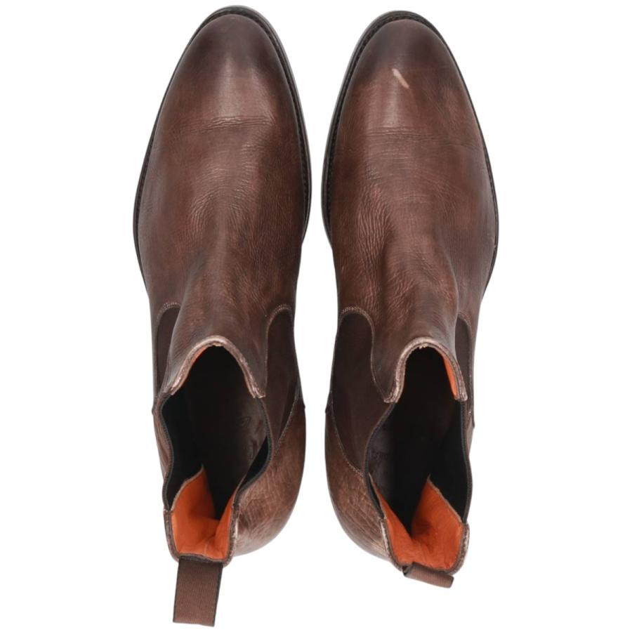 SANTONI（サントーニ） 古着 SANTONI Braun HAMBURG サイドゴアブーツ