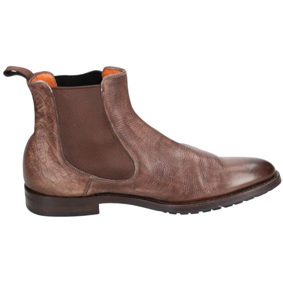 SANTONI（サントーニ） 古着 SANTONI Braun HAMBURG サイドゴアブーツ