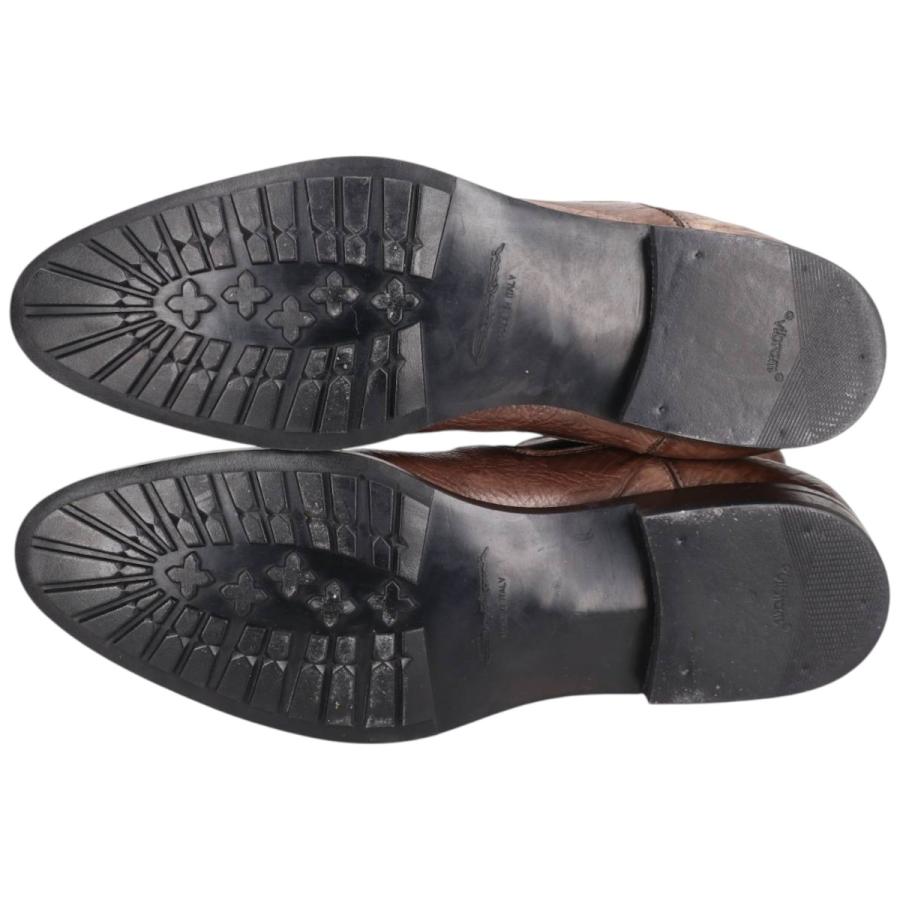 SANTONI（サントーニ） 古着 SANTONI Braun HAMBURG サイドゴアブーツ