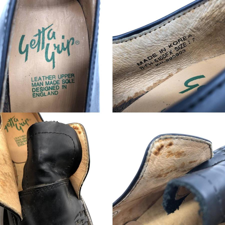 Getta Grip（ゲッタグリップ） 古着 編み込み レザーシューズ 7 メンズ