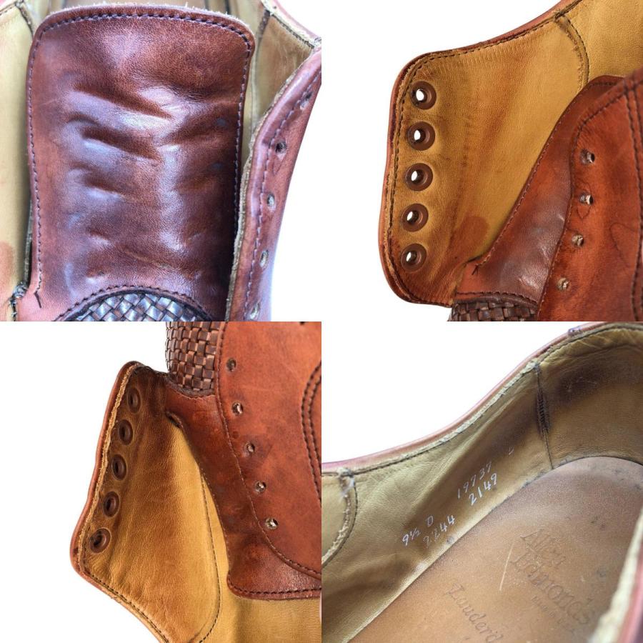 古着 アレンエドモンズ ALLEN EDMONDS LAUDERDALE 編み込み ストレート