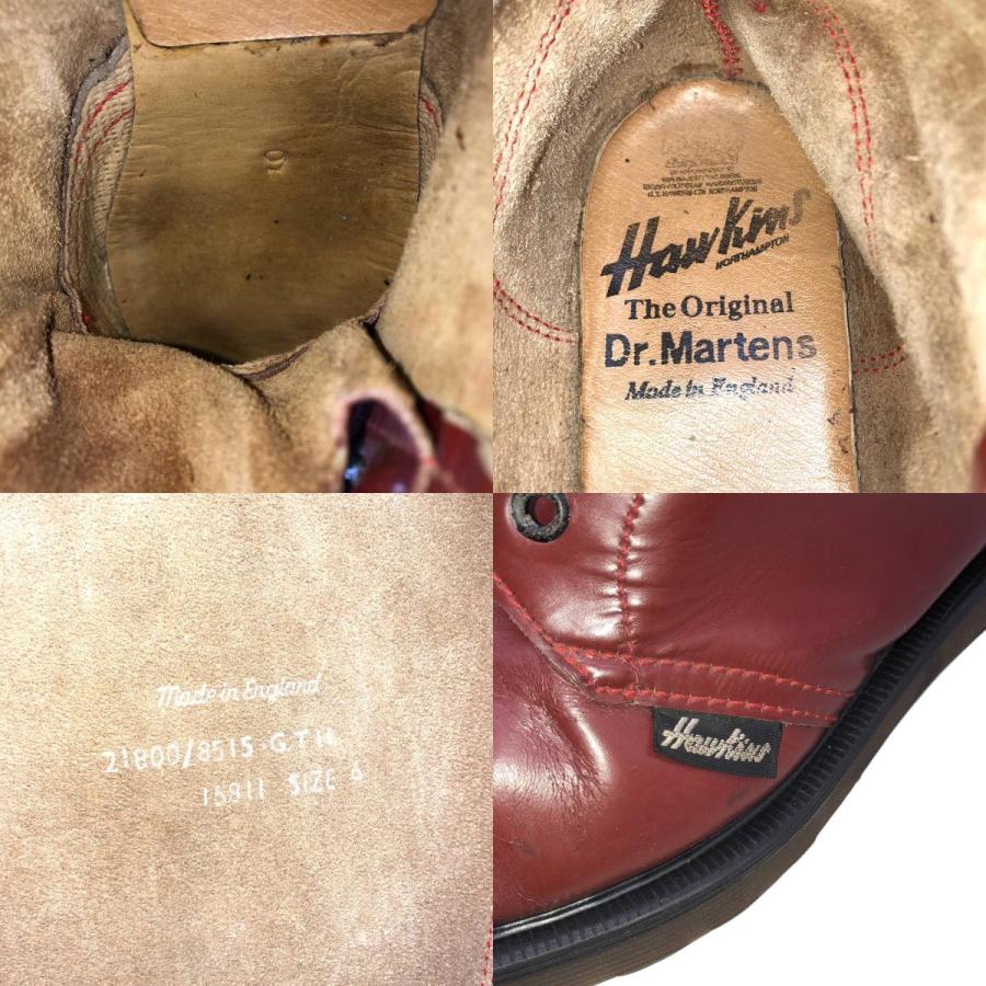 英国製 Dr.Martens Hawkins スチールトゥ 6ホール Dr.Martens（ドクターマーチン） 古着 Dr.Martens HAWKINS ホーキンス