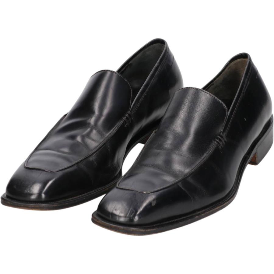 古着 フェラガモ Salvatore Ferragamo スクエアトゥ Uチップ ローファーシューズ イタリア製 9D メンズ27.0cm相当/saa014856 FERRAGAMO（フェラガモ） 古着 Salvatore Ferragamo スクエアトゥ U