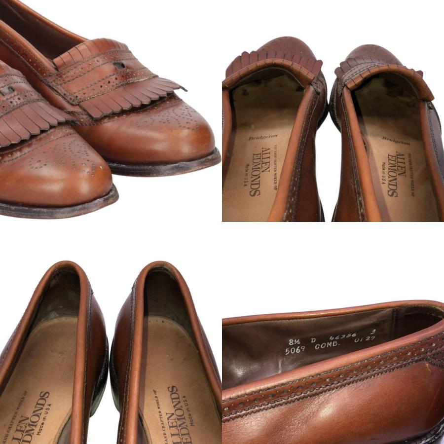 古着 アレンエドモンズ ALLEN EDMONDS BRIDGETON セミブローグ キルト