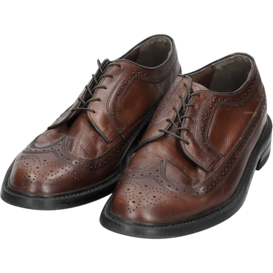 古着 Thom McAn フルブローグ ウイングチップシューズ USA製 メンズ28.0cm相当/saa015298 古着 Thom McAn フルブローグ ウイングチップシューズ USA製 メンズ