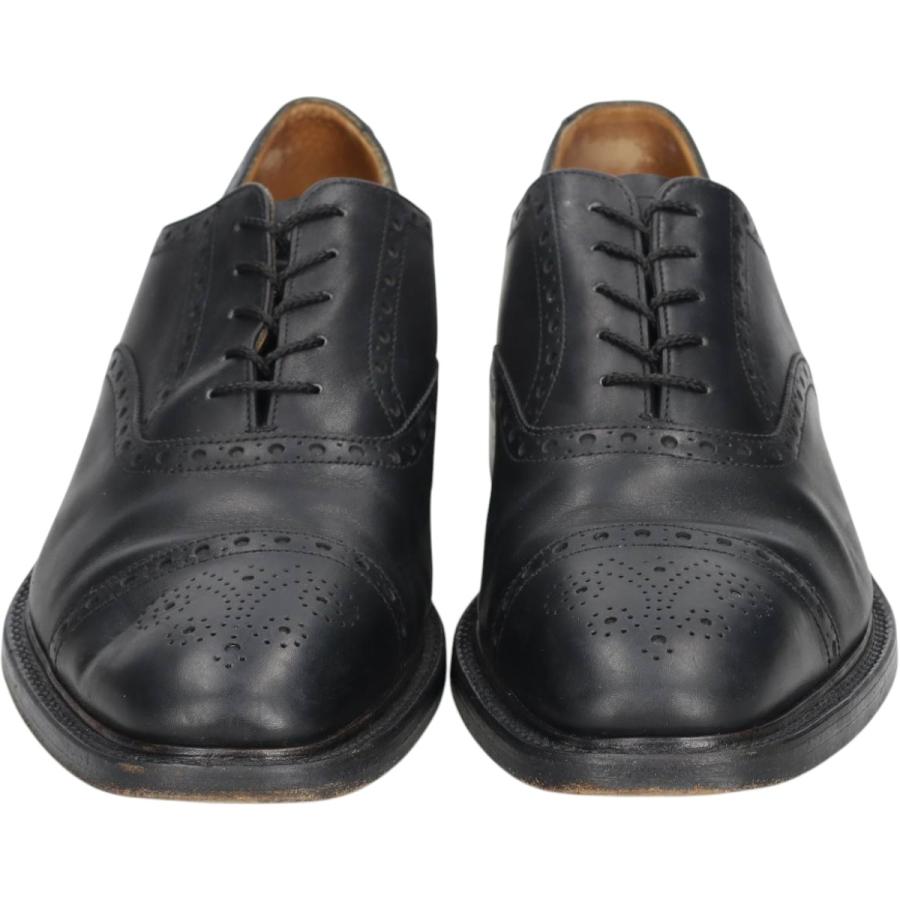 古着 グレンソン GRENSON footmaster セミブローグ ストレートチップ