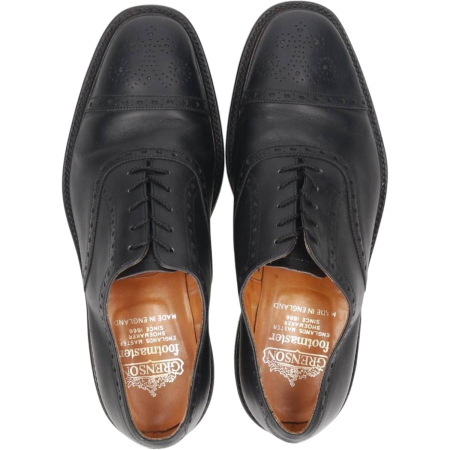 古着 グレンソン GRENSON footmaster セミブローグ ストレートチップ