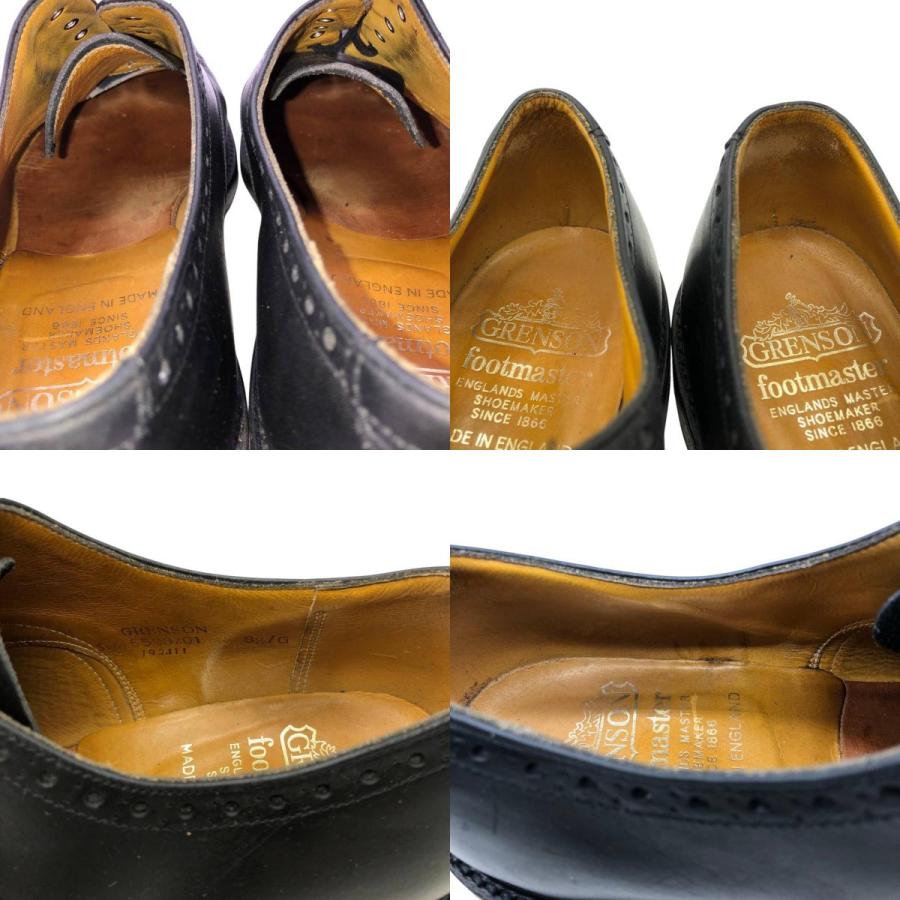 古着 グレンソン GRENSON footmaster セミブローグ ストレートチップ