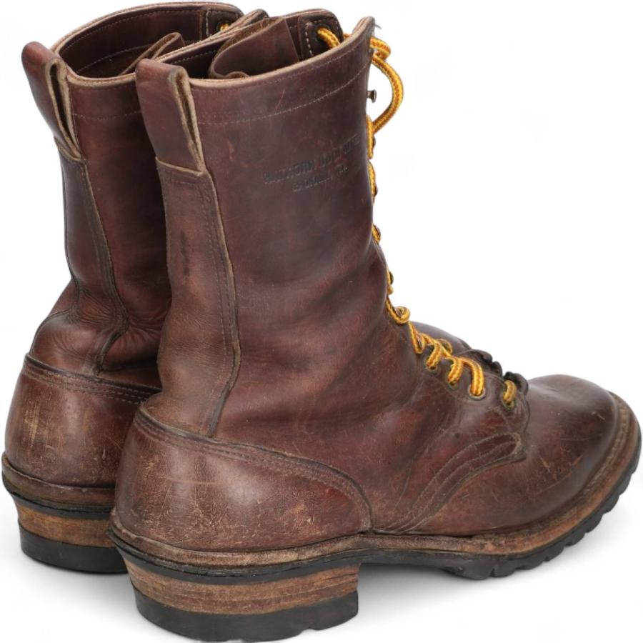 古着 ハーソンブーツ HATHORNBOOT キルトタン ロガーブーツ 10C メンズ  