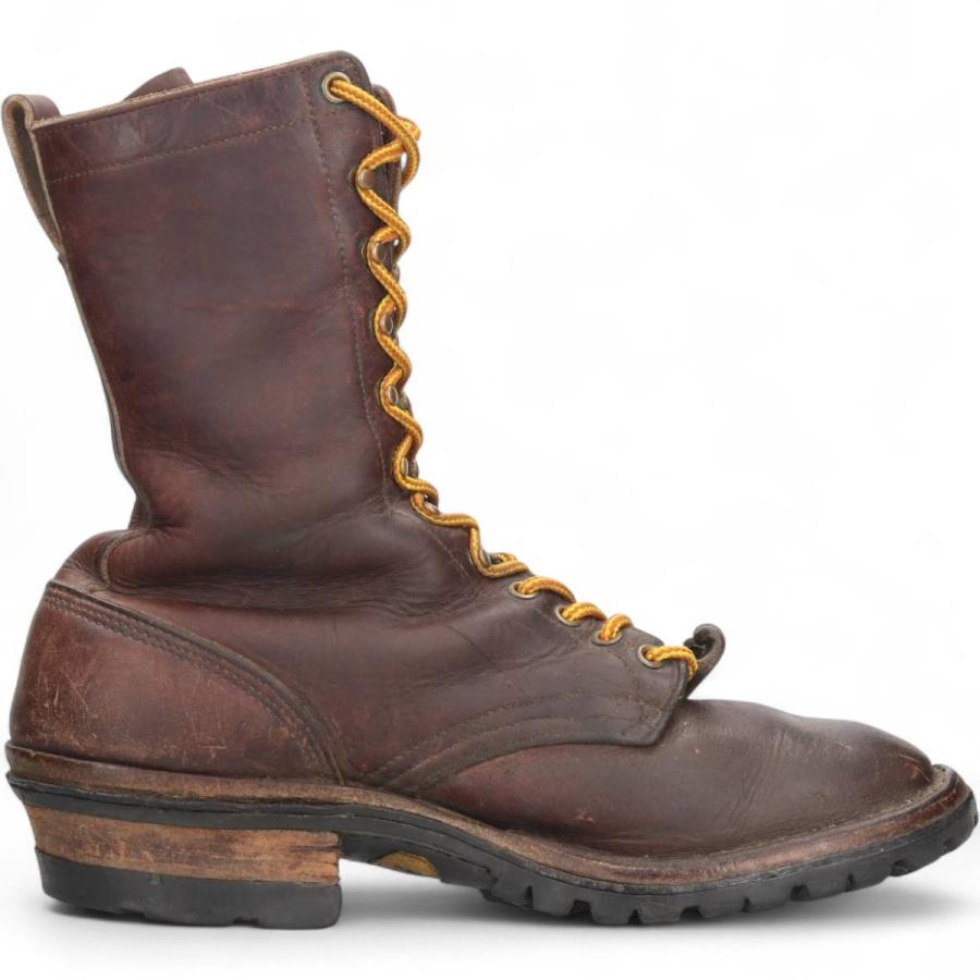 古着 ハーソンブーツ HATHORNBOOT キルトタン ロガーブーツ 10C メンズ  