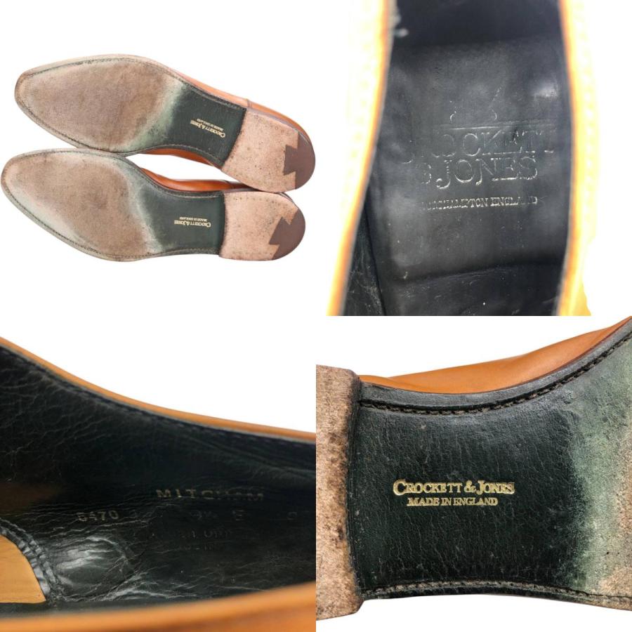 古着 クロケットアンドジョーンズ CROCKETT & JONES ストレートチップシューズ 英国製 9 1/svb001102 CROCKETT&JONES（クロケット＆ジョーンズ） 古着 クロケットアンド