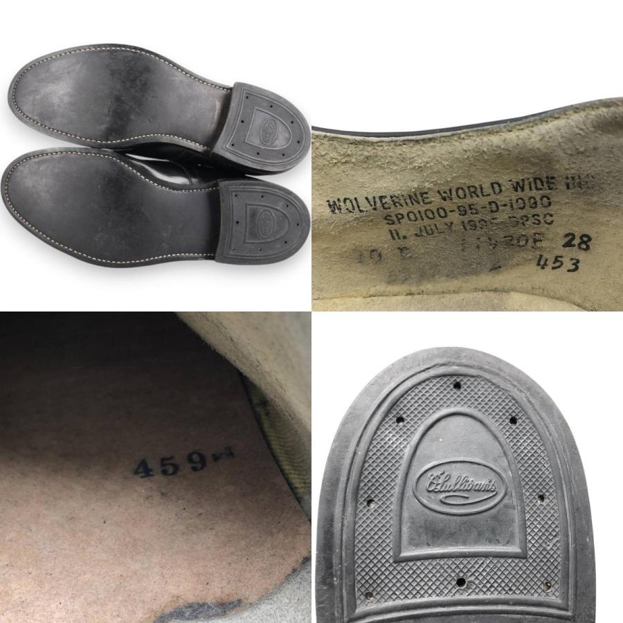 古着 90年代 米軍実品 U.S.NAVY サービスシューズ USA製 10 D メンズ