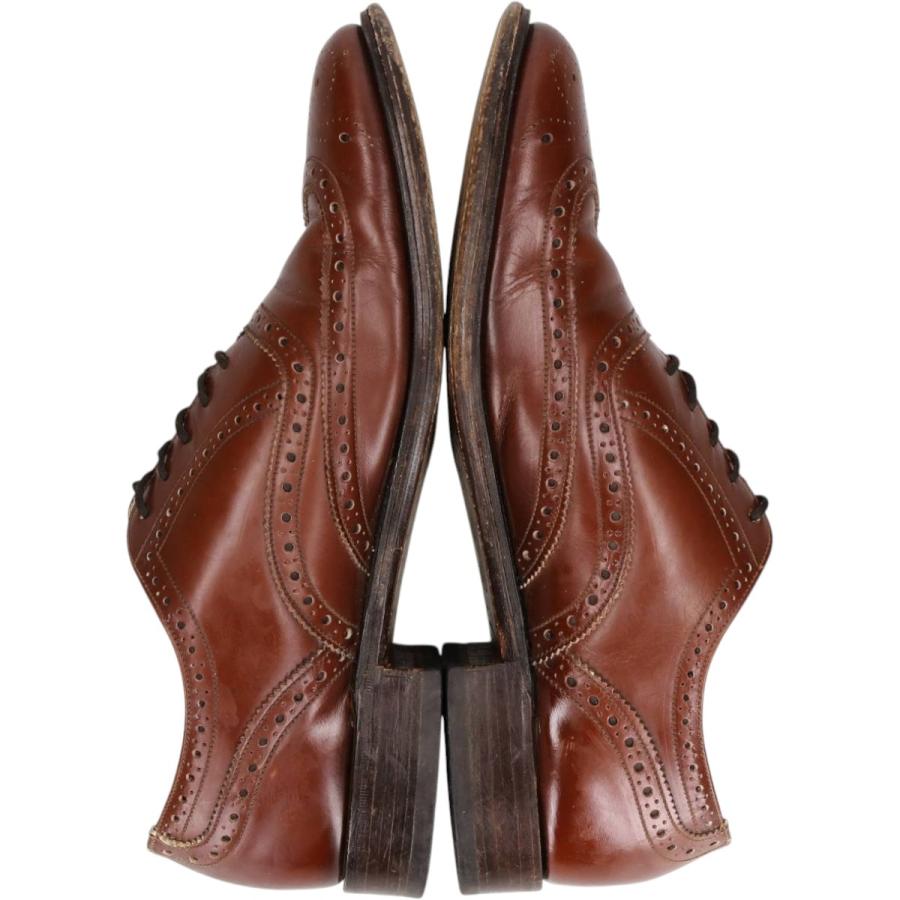 Loake（ローク） 古着 フルブローグ ウイングチップシューズ 英国製