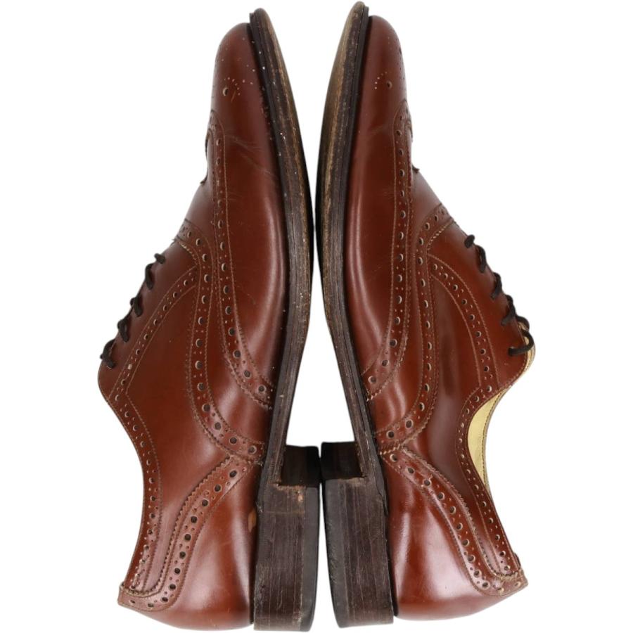 Loake（ローク） 古着 フルブローグ ウイングチップシューズ 英国製