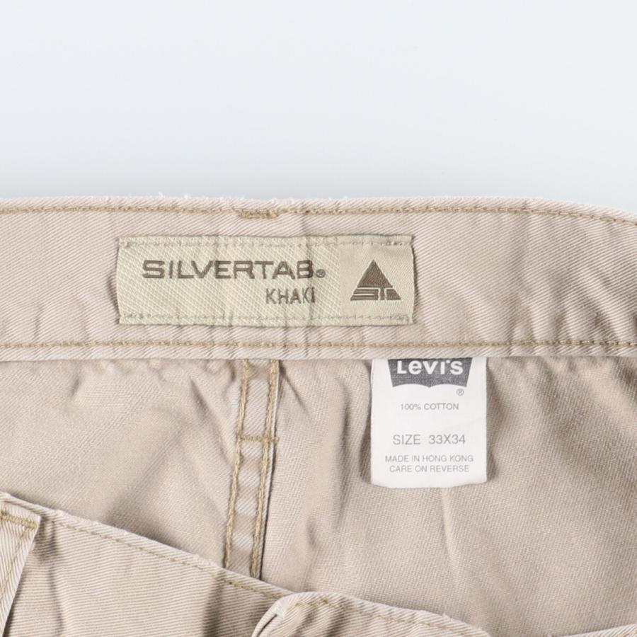 古着 リーバイス Levi's SILVER TAB シルバータブ KHAKIS カーキズ チノパンツ メンズw34 /taa000517｜jamtrading1｜03