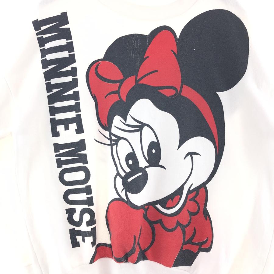 80s Disney ミニーマウス プリント スウェット M Disney トレーナー スウェット 「Disney/ディズニー」ミニー