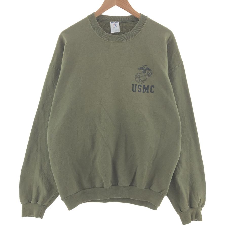 古着 90年代 ジャージーズ Jerzees USMC アメリカ海兵隊 プリント 
