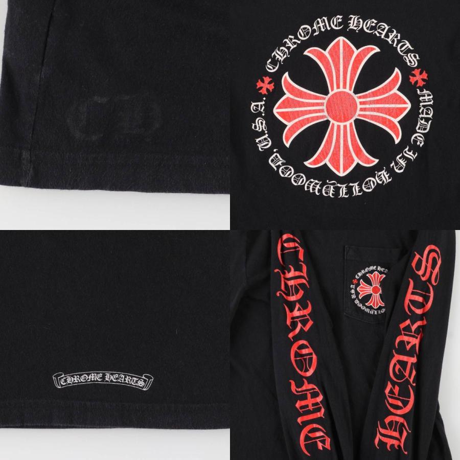 古着 クロムハーツ Chrome Hearts プリント ロングTシャツ ロンT USA製