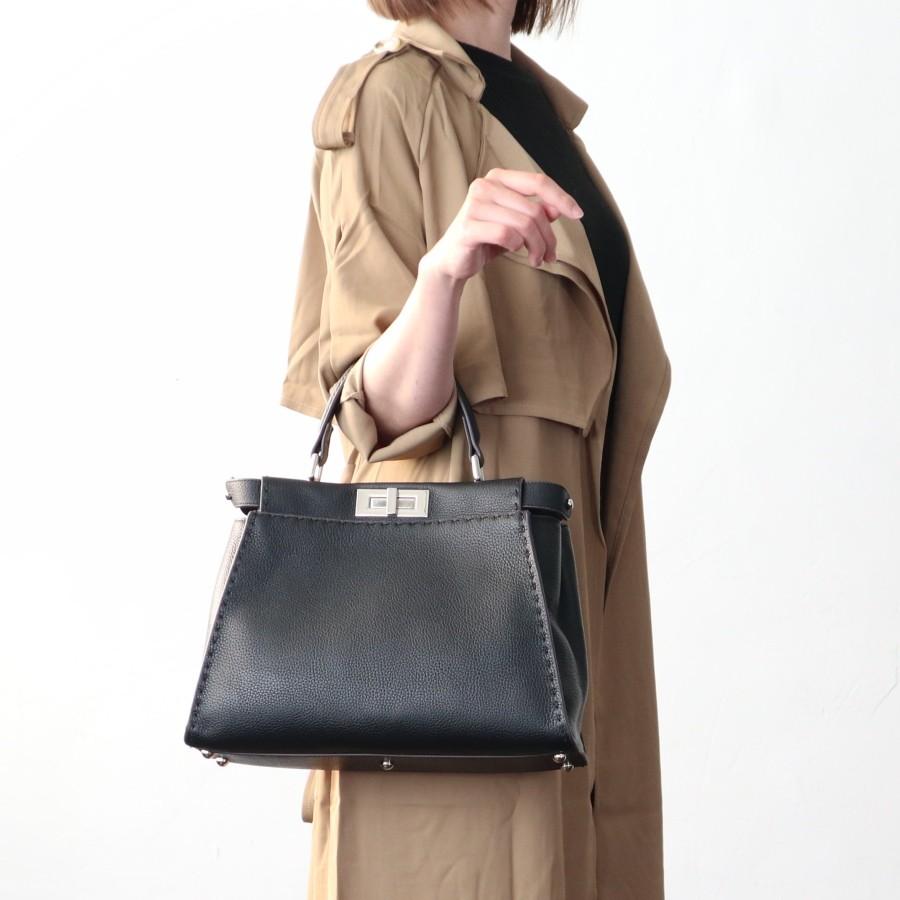 本革 2WAY ワンハンドル ショルダーバッグ カミラ キャメル ピーカブー Camila スモール 本革 バッグ レディース 2way ワンハンドル