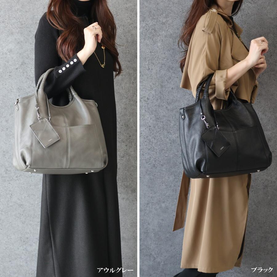 本革 バッグ レディース トートバッグ a4 2way くったり ハンドバッグ 実用的 旅行 斜めがけ 本皮 肩掛け 底鋲 上品 人気 ランキング jamu ジャムウ【ミシェル】 |  | 17