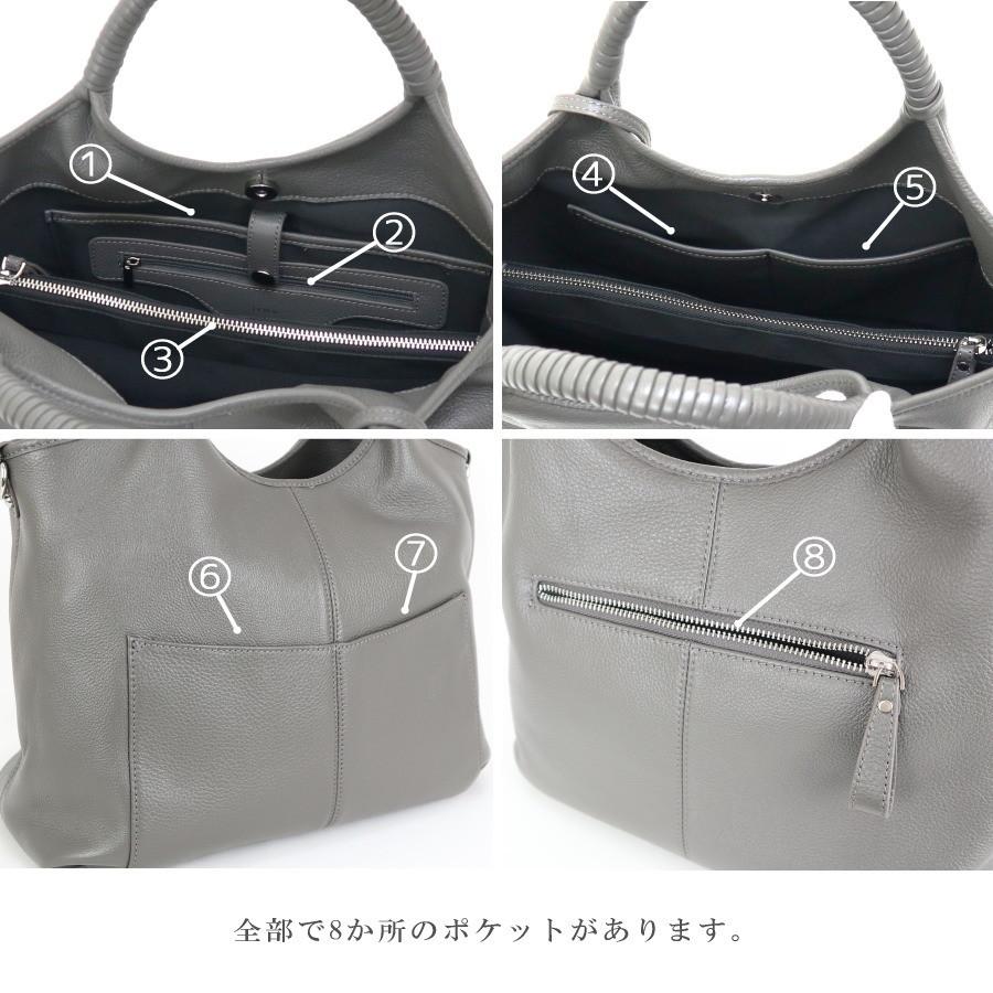 本革 バッグ レディース トートバッグ a4 2way くったり ハンドバッグ 実用的 旅行 斜めがけ 本皮 肩掛け 底鋲 上品 人気 ランキング jamu ジャムウ【ミシェル】 |  | 13