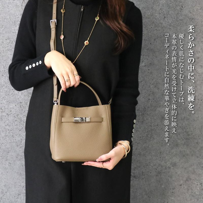 本革 ハンドバッグ 3way ショルダーバッグ レディース ツイストロック上品 本皮 フォーマル  黒 ブラック 肩掛け 斜め掛け ランキング jamu ジャムウ【ヴィオ】 |  | 08