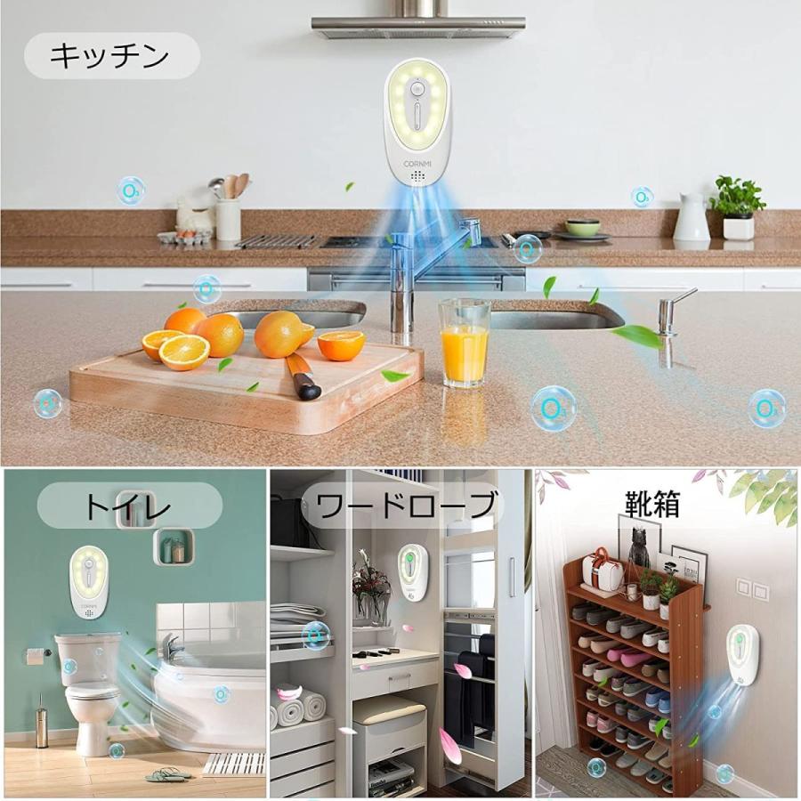 素晴らしい 2個セット3in1 オゾン脱臭機 貼る式 脱臭機 人感センサー脱臭機 車内 浴室 トイレ ペットトイレ消臭機 猫 犬トイレ脱臭 にゃんとも清潔 香り ナイトライト機能付 Materialworldblog Com