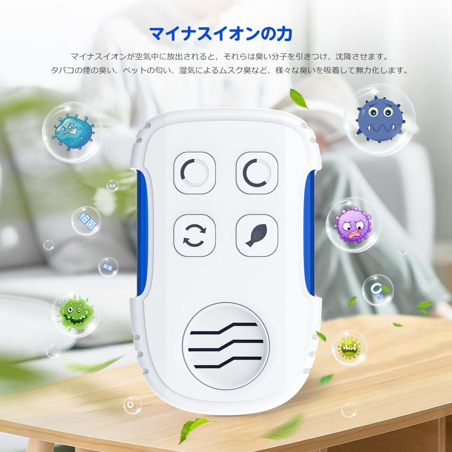 【❤オゾン＆マイナスイオンのW相乗効果で徹底清浄❤】オゾン脱臭器☆空気清浄機 Amazon | 脱臭機 オゾン脱臭機 アップグレード版 ミニ空気清浄機