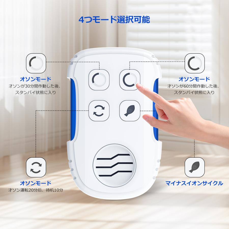 オゾン脱臭機 オゾン発生器 空気清浄機 小型 家庭用 插電式 負