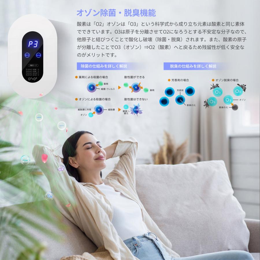 お得な2個セット】脱臭機 ペット 強力 オゾン トイレ 消臭機 小型