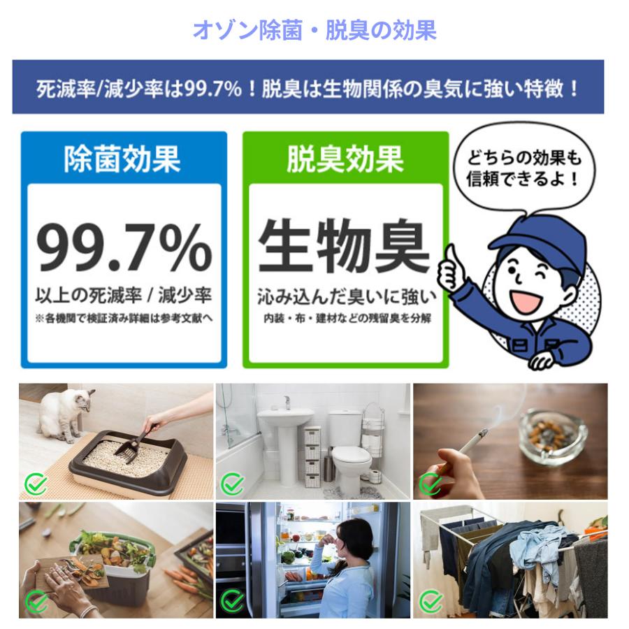 脱臭機 ペット 強力 オゾン トイレ 消臭機 小型 介護 オゾン発生器 50