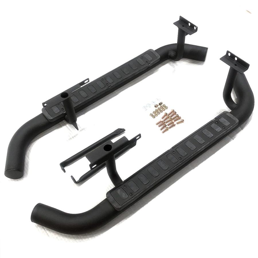 ディフェンダー110 純正サイドステップ ブラック 【右側】取り付け金具付き ディフェンダー110 純正サイドステップ ブラック 【右側】取り付け金具