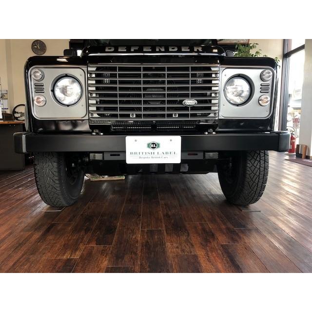 フロントバンパー(ブラック)/ディフェンダー(~2016) ランドローバー ディフェンダーに各部ブラックアウトカスタムをしま