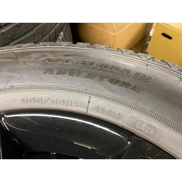 走行500km！中古純正19インチホイール×グッドイヤーラングラーA/T255