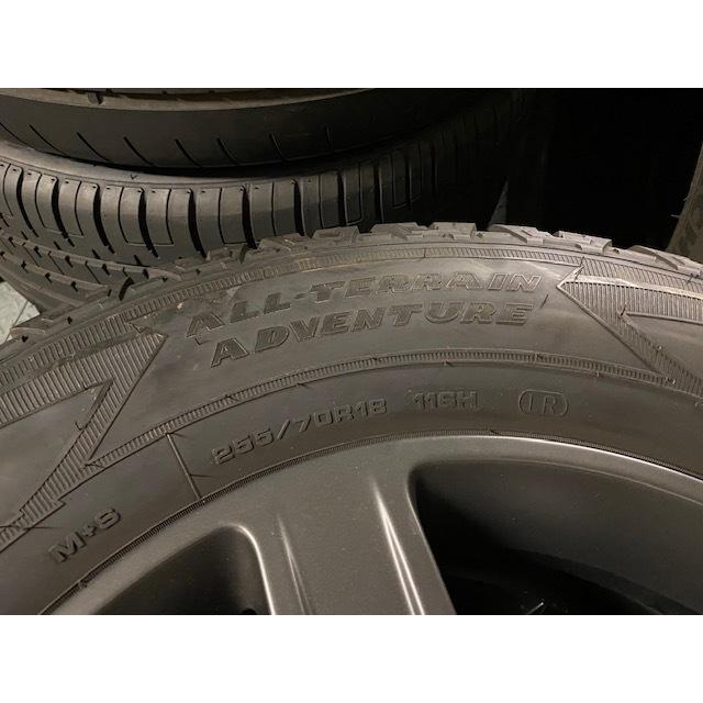 走行500km！中古純正18インチホイール×グッドイヤーラングラーA/T255