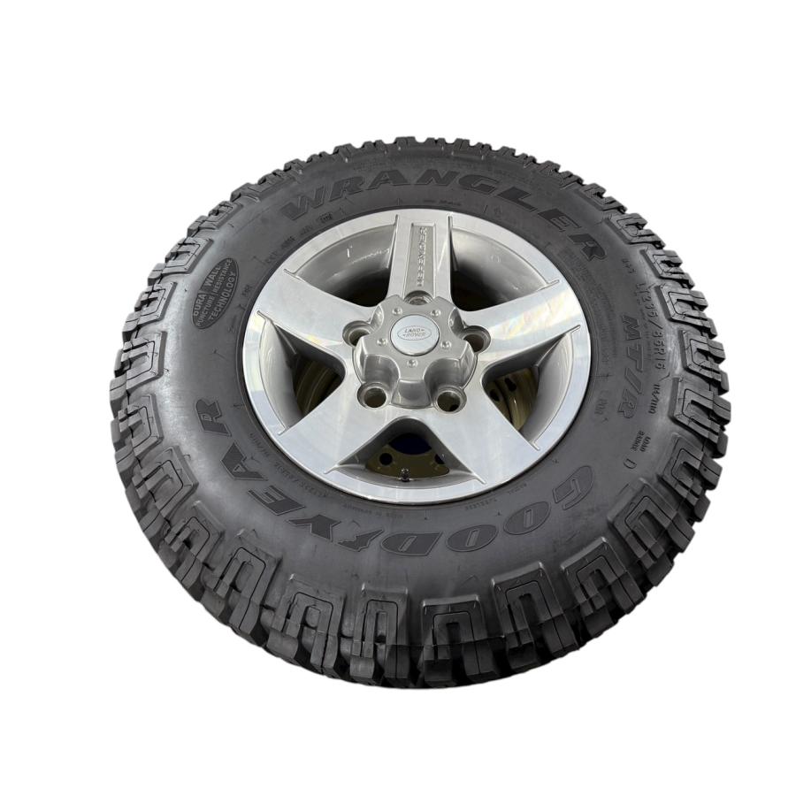 背面装着！中古純正16インチアルミホイール×グッドイヤー235/85R16 1本