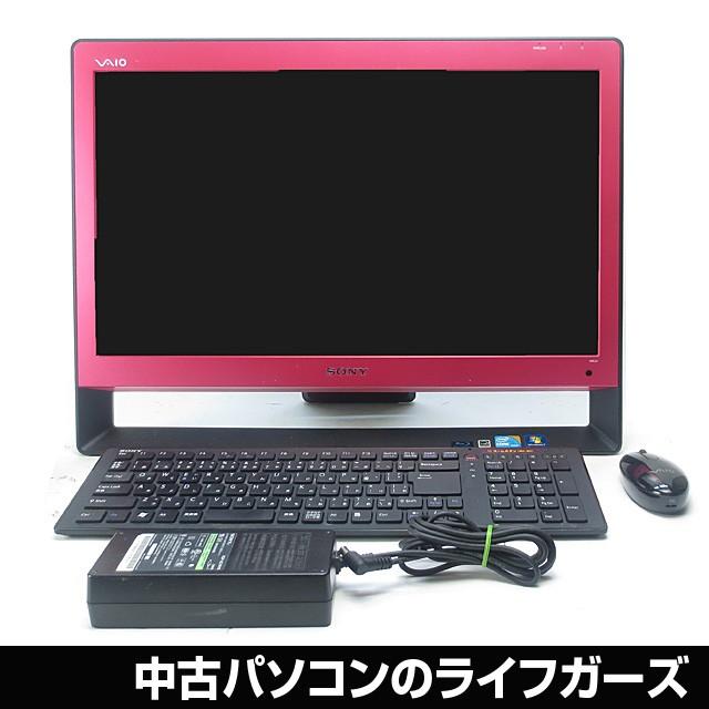 【中古】SONY VPCJ118FJピンク デスクトップパソコン 一体型 本体 SONY デスクトップパソコン 中古パソコン VPCJ118FJ ピンク