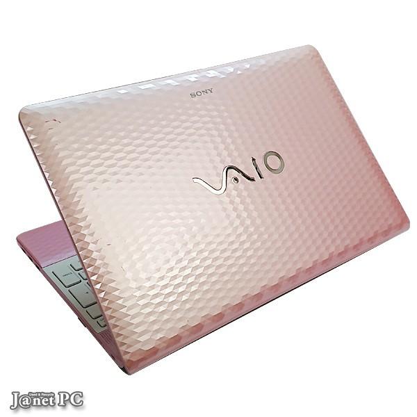 ノートPC SONY ピンク i5 新品SSD BD 無線 Win10